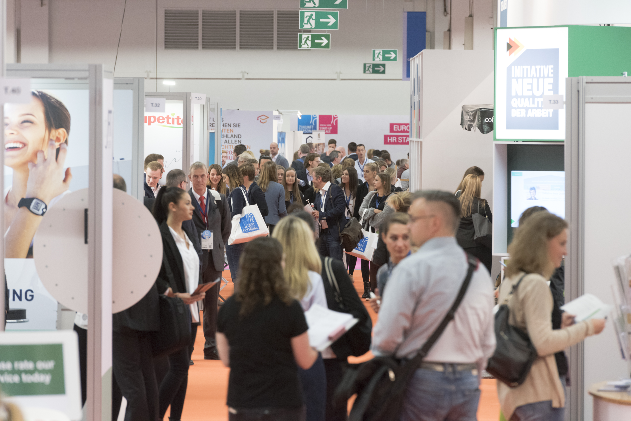 Blick auf die Messe zukunft Personal im Jahr 2017. Bild: Zukunft Personal Europe