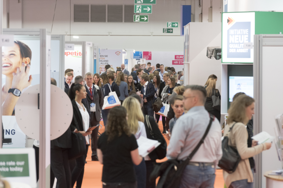 Blick auf die Messe zukunft Personal im Jahr 2017. Bild: Zukunft Personal Europe