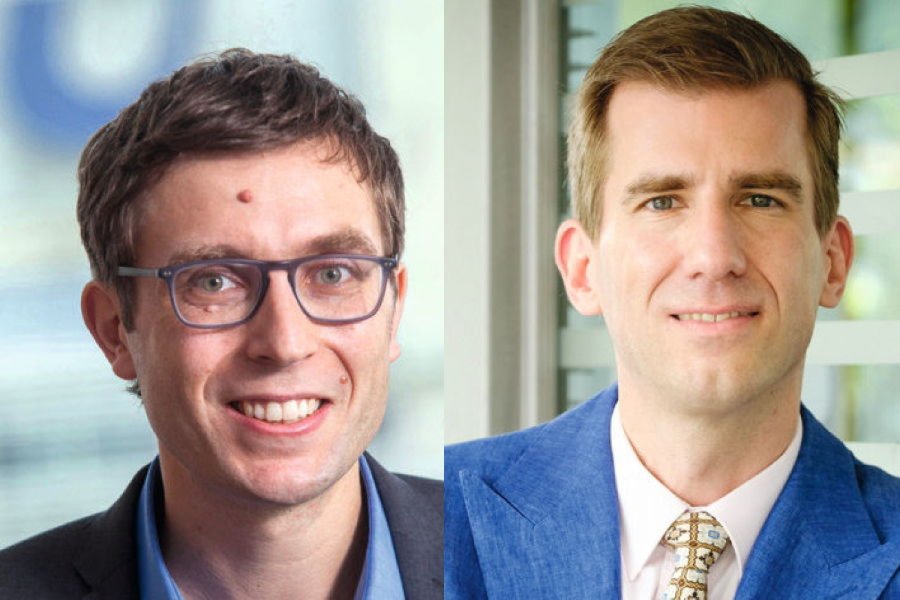 Dr. Ernesto Klengel, Wissenschaftlicher Referent für Arbeitsrecht am HSI der Hans-Böckler-Stiftung, Düsseldorf, und Dr. Jan Tibor Lelley, Rechtsanwalt und Fachanwalt für Arbeitsrecht, Partner bei Buse Heberer Fromm in Essen und Frankfurt am Main Bild: Karsten Schöne/Dr. Jan Tibor Lelley