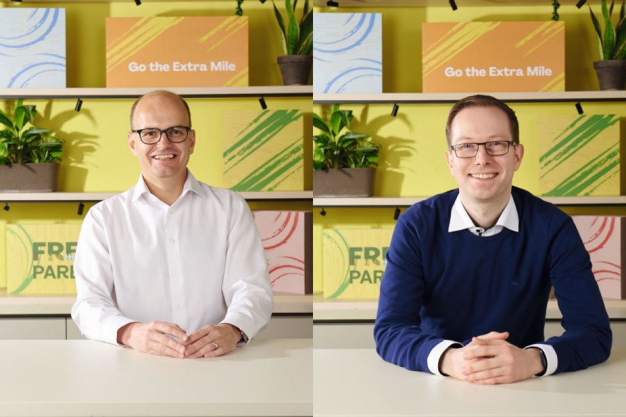 Dr. Christian Ries, Group General Counsel, und Dr. Frank Zeugner, Legal Counsel, HelloFresh SE Bild: HelloFresh SE