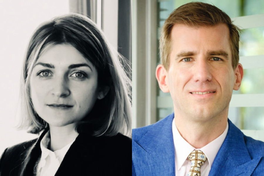 Amélie Sutterer-Kipping, Wissenschaftliche Referentin für Arbeits- und Sozialrecht am HSI der Hans-Böckler-Stiftung, und Jan Tibor Lelley, Rechtsanwalt, Fachanwalt für Arbeitsrecht, Partner bei BUSERechtsanwälte SteuerberaterPartnerschaftsgesellschaftmbB Bild: HBS/Sutterer-Kipping, Dr. Jan Tibor Lelley