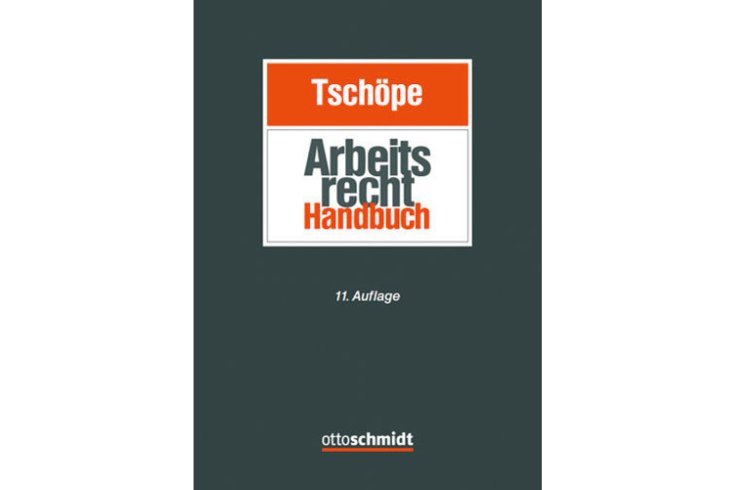 Cover „Arbeitsrecht Handbuch“ Bild: Verlag Dr. Otto Schmidt