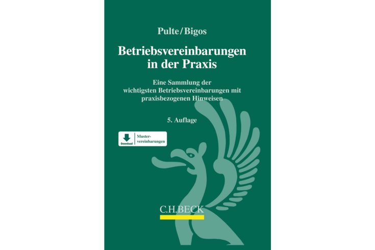 Cover „Betriebsvereinbarungen in der Praxis“ Bild: Verlag C. H. Beck